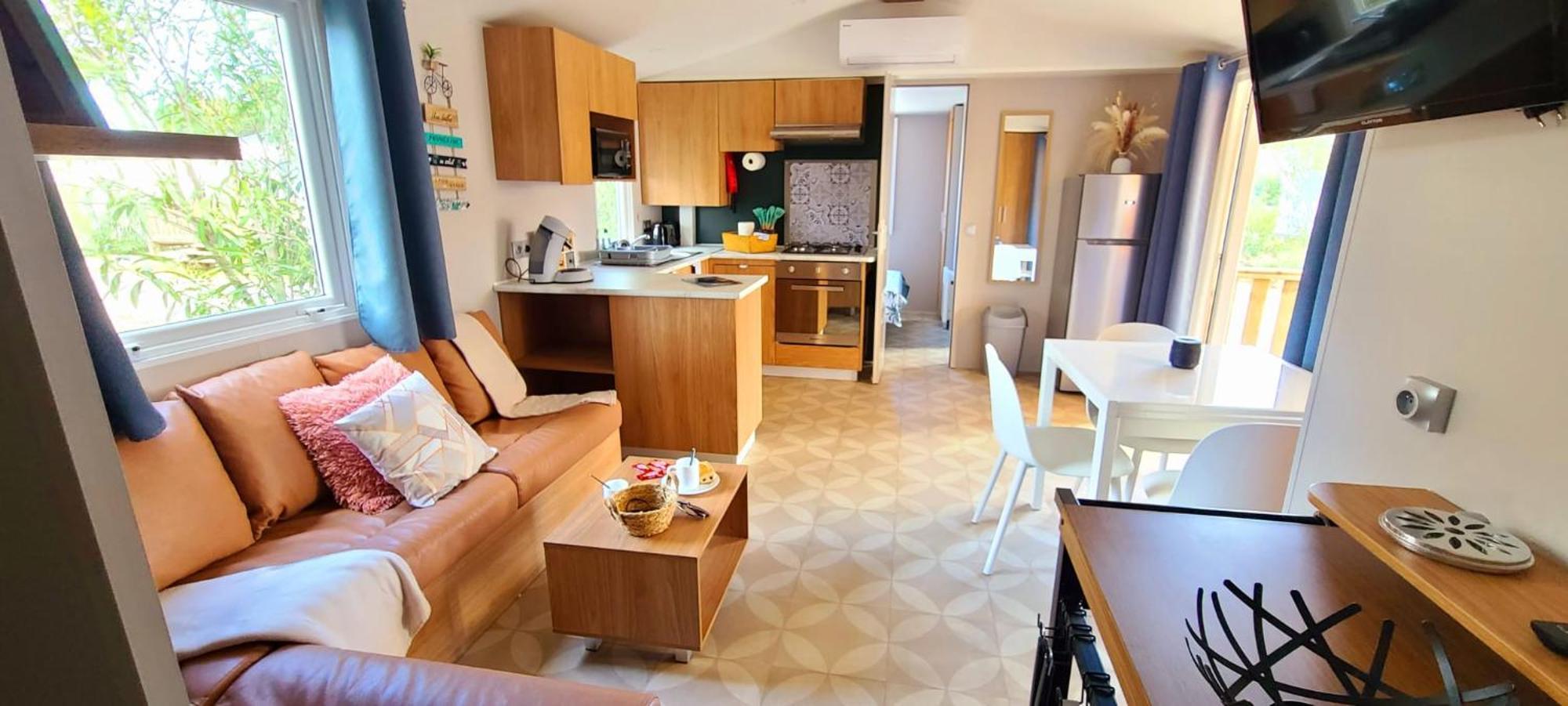 Mobil-Home Le Cocon Fun Pass Non Inclus กาเนต์-อ็อง-รูสซียง ภายนอก รูปภาพ